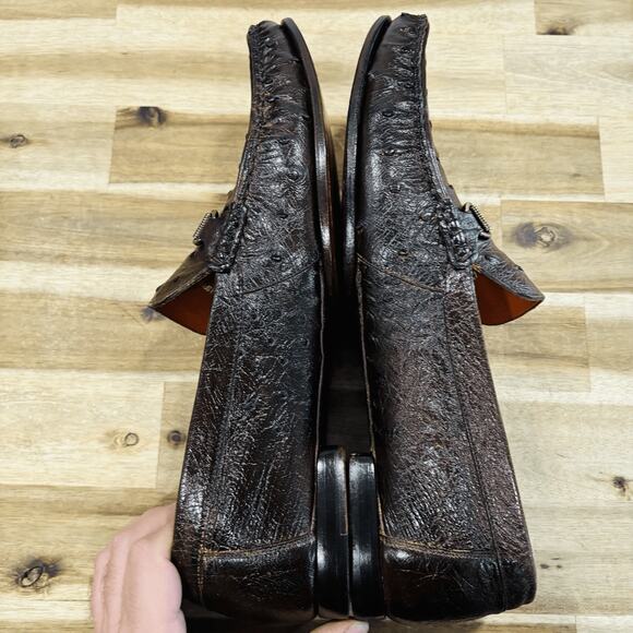 Mezlan Slip On Loafers Dress Shoe in Cognac Brown with New  display picture 2